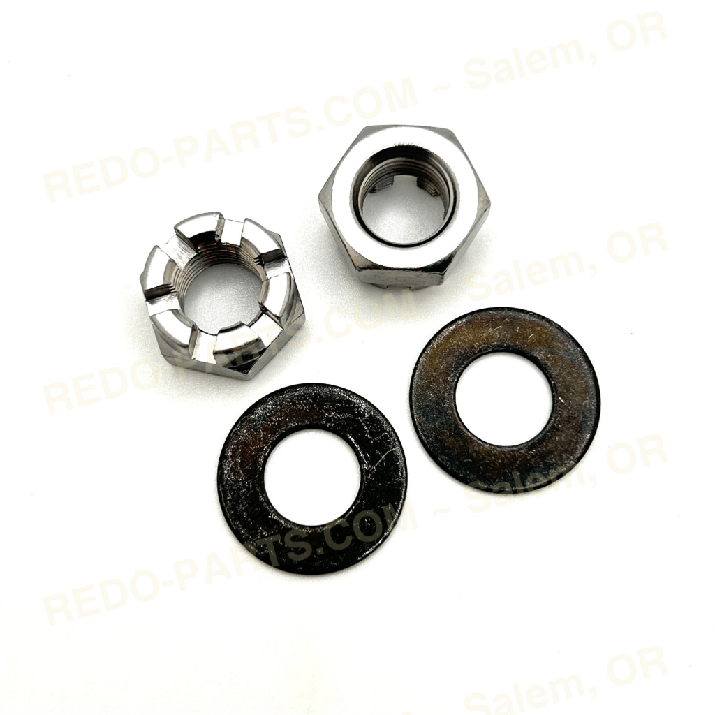 Factory OEM Front Spindle Nuts and Washers - 4pc *NEW* Parts - New