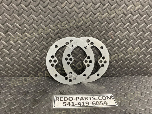 Factory OEM Hub Shields Powder Coated Silver *USED* Parts - Used