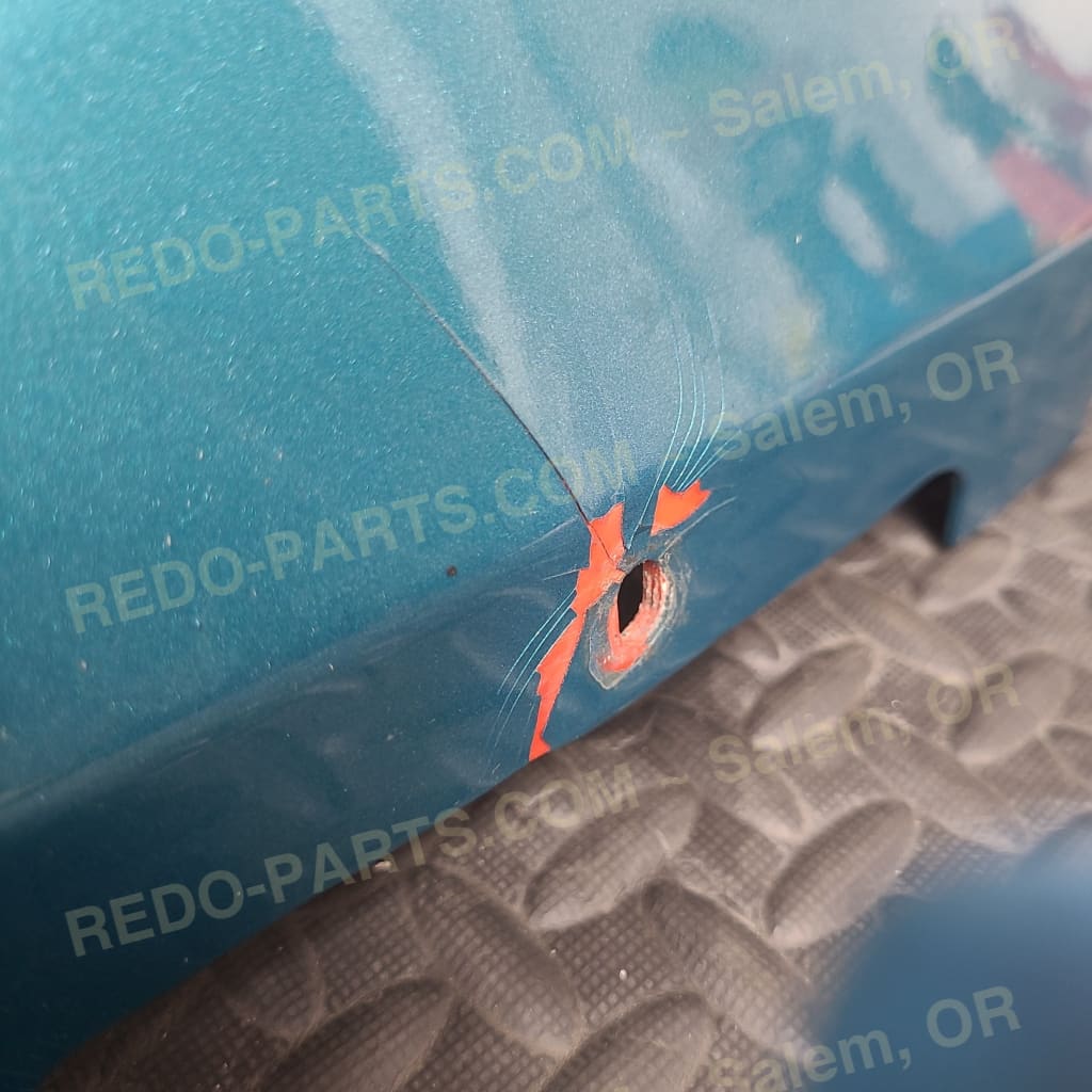 Factory OEM Radiator and Fuel Tank Cover Red Painted Green *USED* Parts - Used
