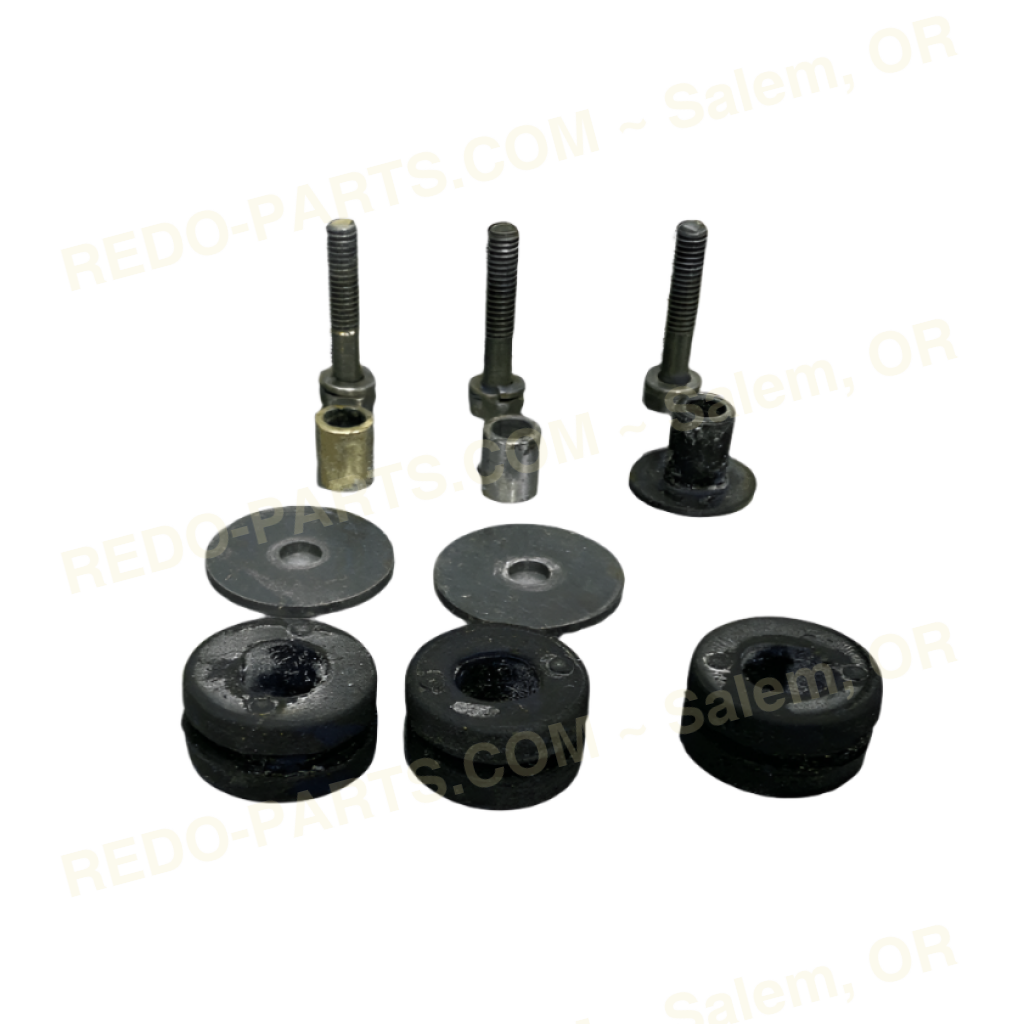 Factory OEM Radiator Bolts and Sleeves w- Grommets Stock Photo *USED* Parts - Used