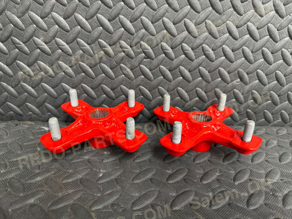 Factory OEM Rear Axle Hubs Powder Coated Red *USED* - Parts - Used