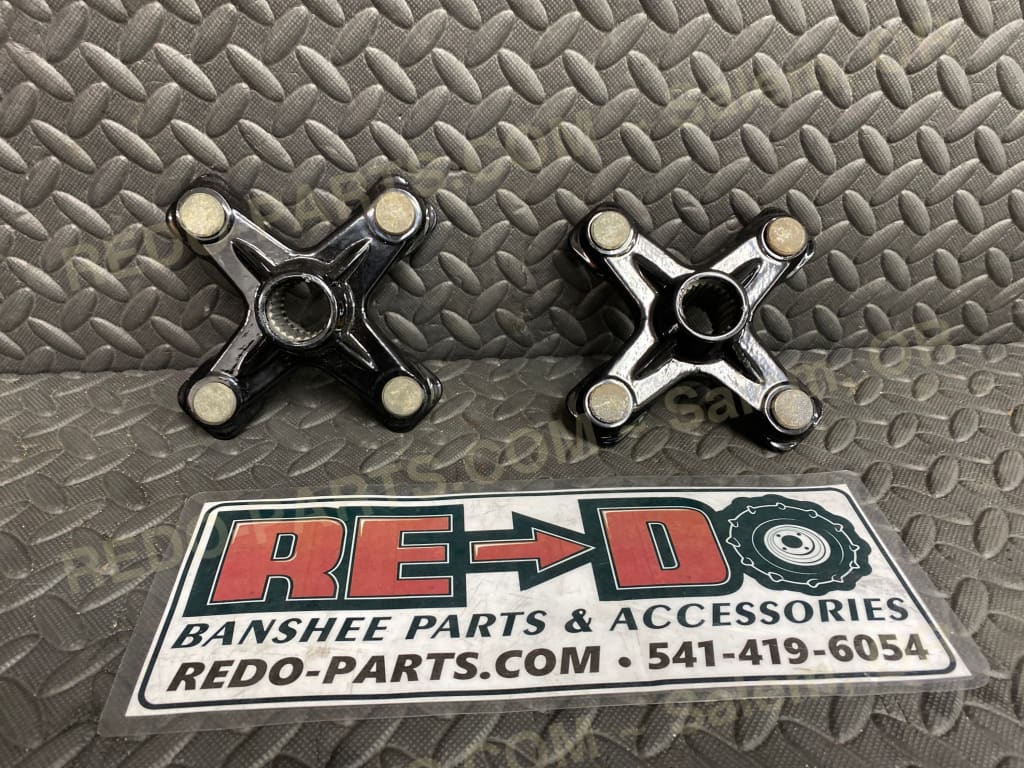 Factory OEM Rear Hubs 4/115 Powder Coated Black *USED* Parts - Used