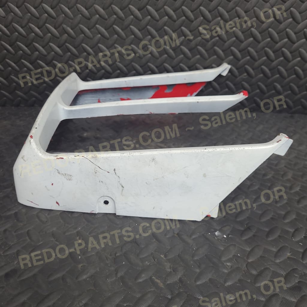 Factory Radiator Cover Red Painted White *USED* Parts - Used