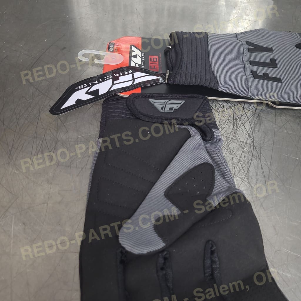 FLY Racing Gloves F-16 Dark Gray/Black *NEW* Riding Gear