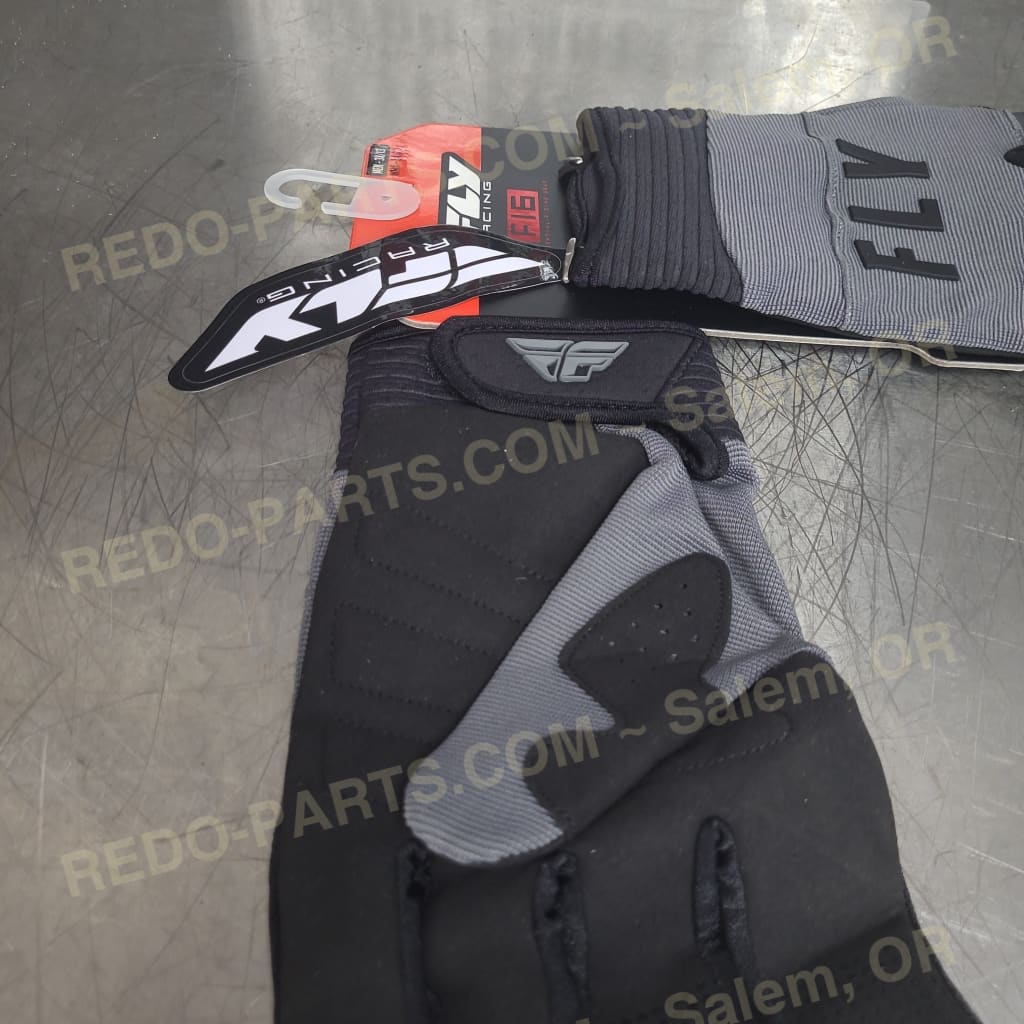 FLY Racing Gloves F-16 Dark Gray/Black *NEW* Riding Gear