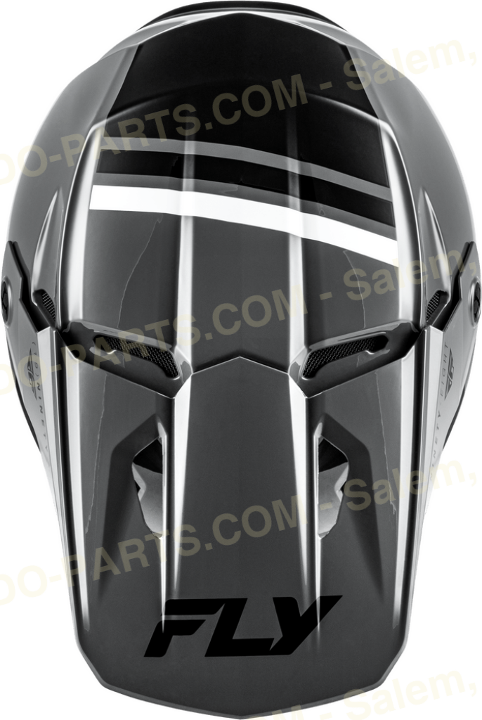 FLY Racing Kinetic Verdict Helmet Grey/Black/White *NEW* Riding Gear
