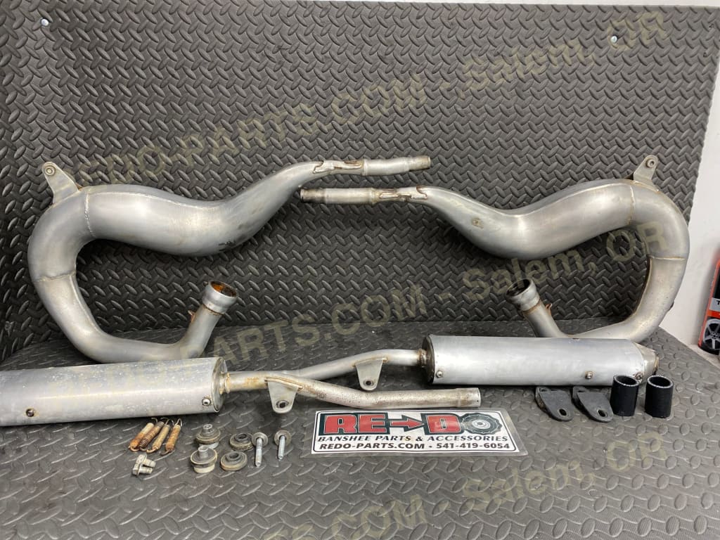 FMF SST Head Pipes with Stingers and Silencers. Parts - Used