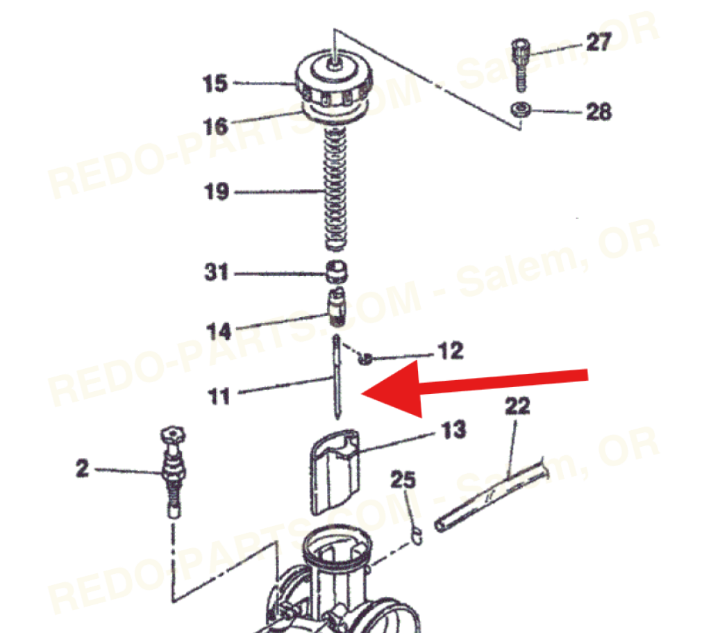 Keihin PWK 33-41 Jet Needle *NEW* Parts - New