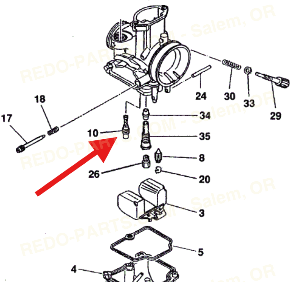 Keihin PWK Carb Pilot Slow Jets #35-80 *NEW* Parts - New