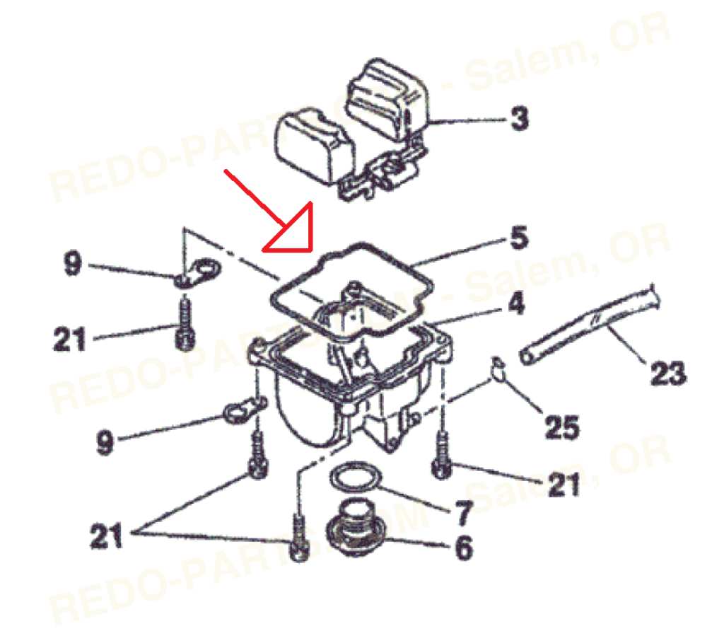Keihin PWK Float Bowl O-Ring Gasket *NEW* Parts - New