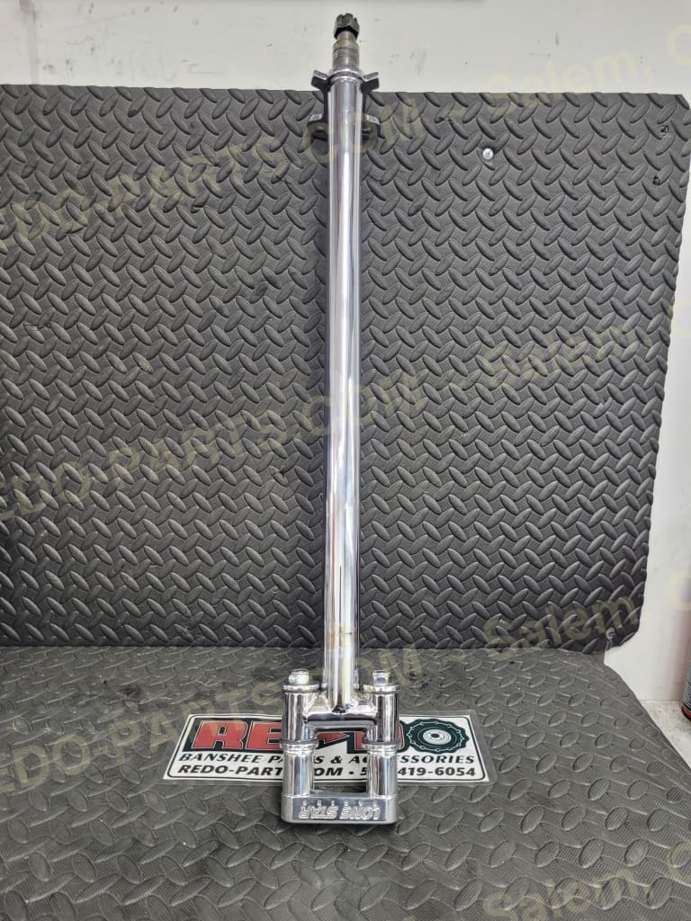 Lonestar +1 Steering Stem w/ Anti Vibe 7/8’’ Clamp Chrome *USED* Parts Used