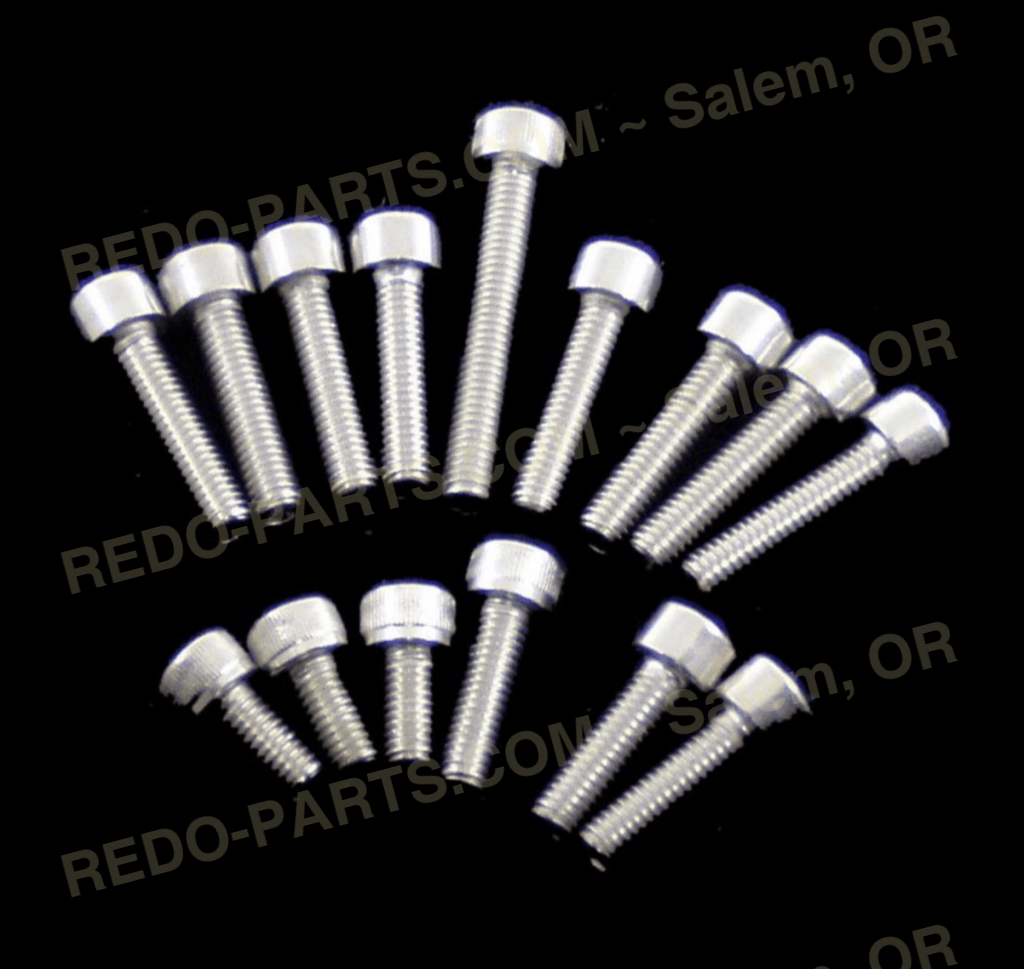 Modquad Bolt Set for Clutch and Water Pump Covers Case Insert 15 pc Stainless Steel *NEW* Parts - New