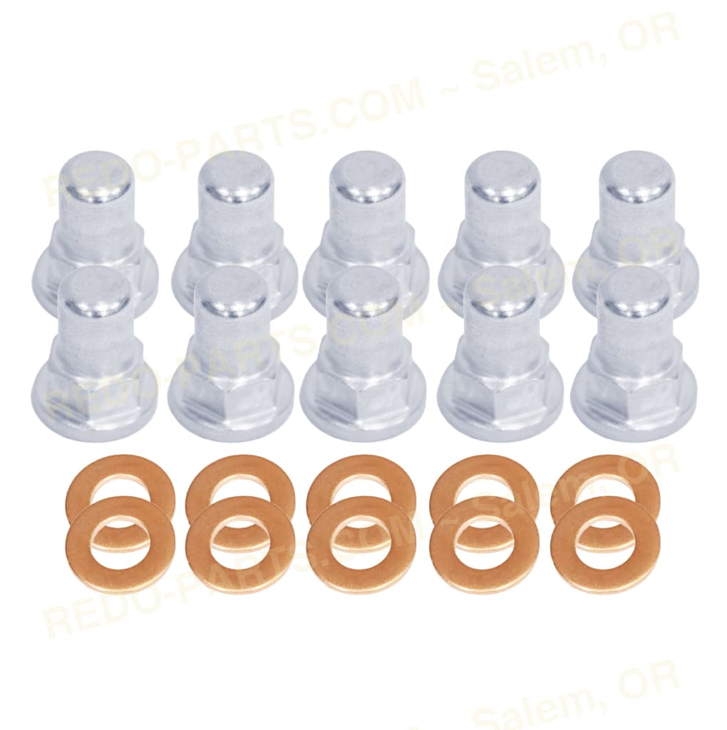 Modquad Cool Head Acorn Nuts 10 Steel Nuts 10 Copper Washers *NEW* Parts - New
