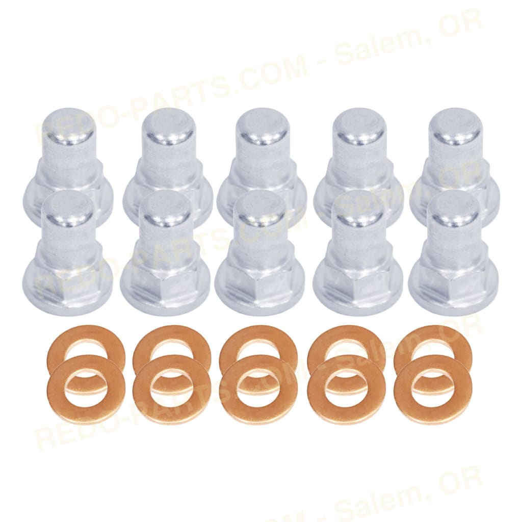 Modquad Cool Head Acorn Nuts 10 Steel Nuts 10 Copper Washers *NEW* Parts - New