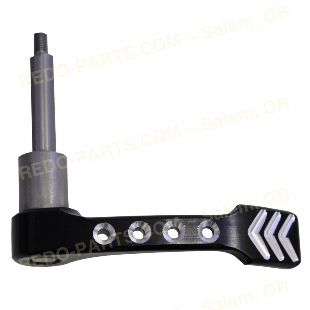 Modquad Extended Thumb Throttle Billet Aluminum with Arrow Design *NEW* Black Anodized Parts - New