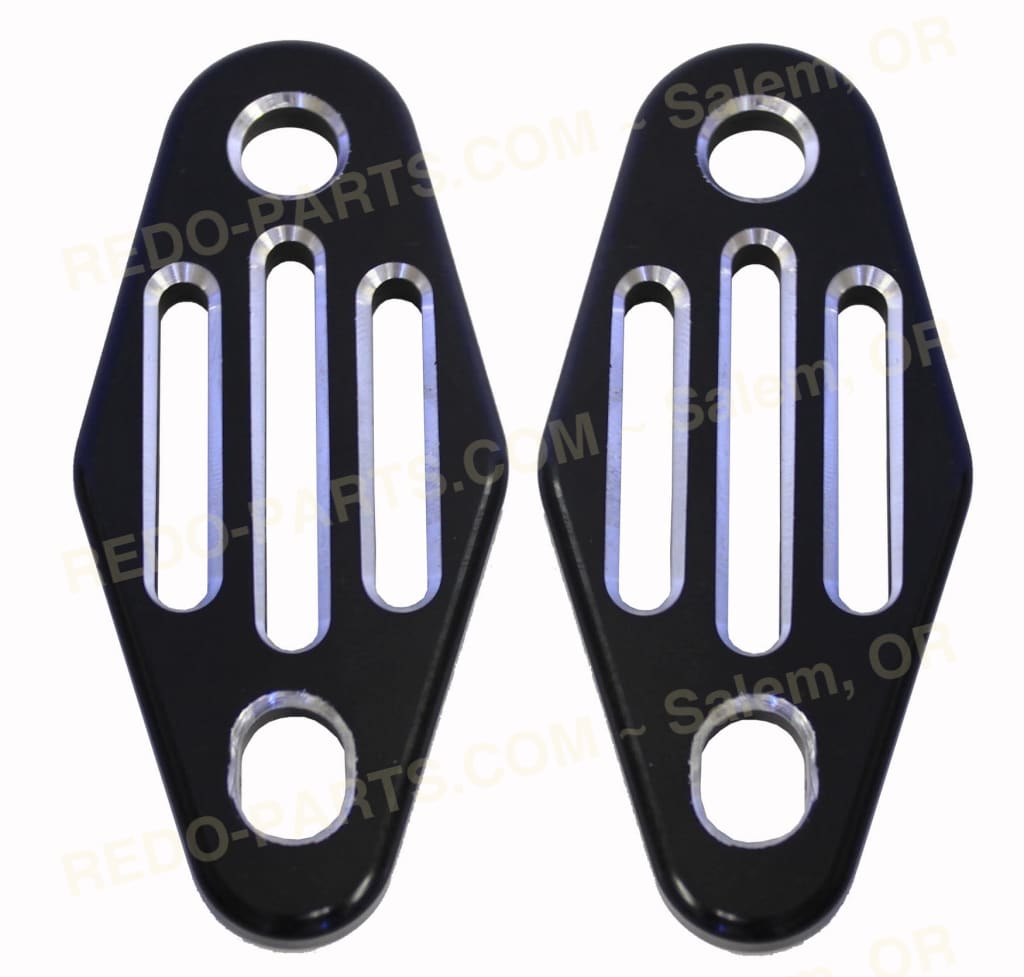 Modquad Front Exhaust Hangers w/ Hardware Billet Aluminum 2 Styles *NEW* Black Anodized Parts - New