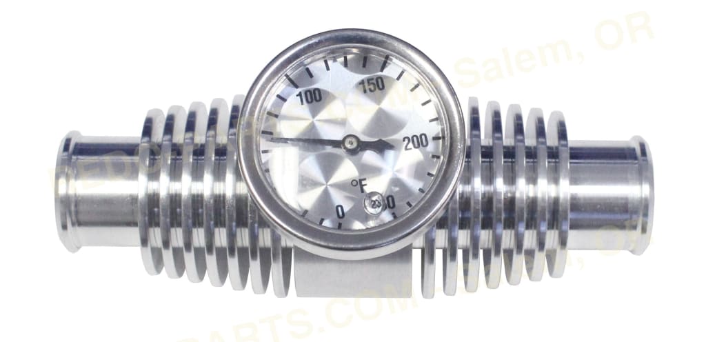 Modquad Inline Cooler w-Temp Gauge Billet Aluminum 3 inch Variety of Colors *NEW* Billet Parts - New