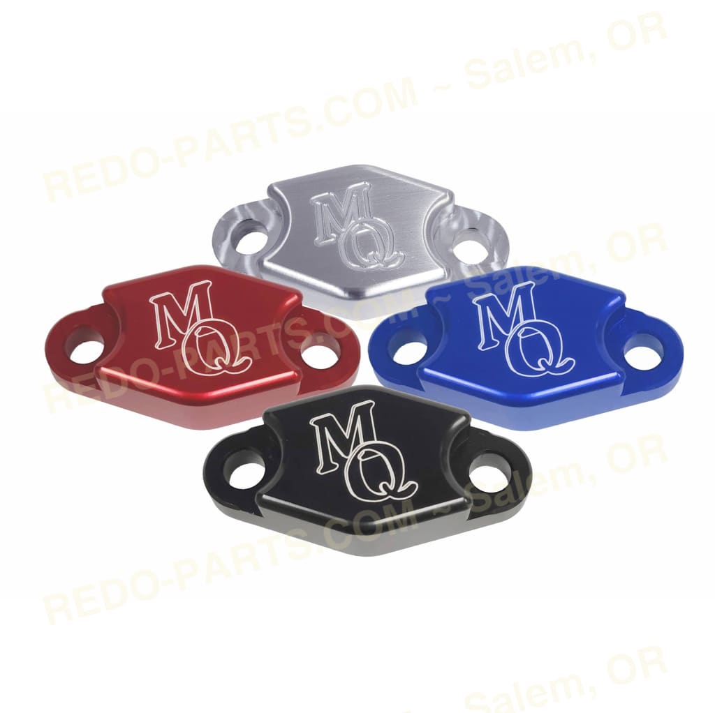 Modquad Parking Brake Blockoff Plate Billet Aluminum with MQ Logo Assorted Colors *NEW* Parts - New