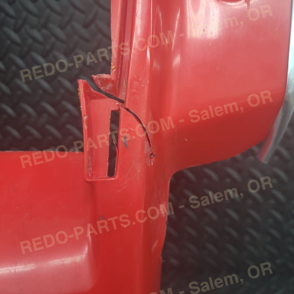 OEM Race Cut Front Fender Cracked Red *USED* Parts - Used