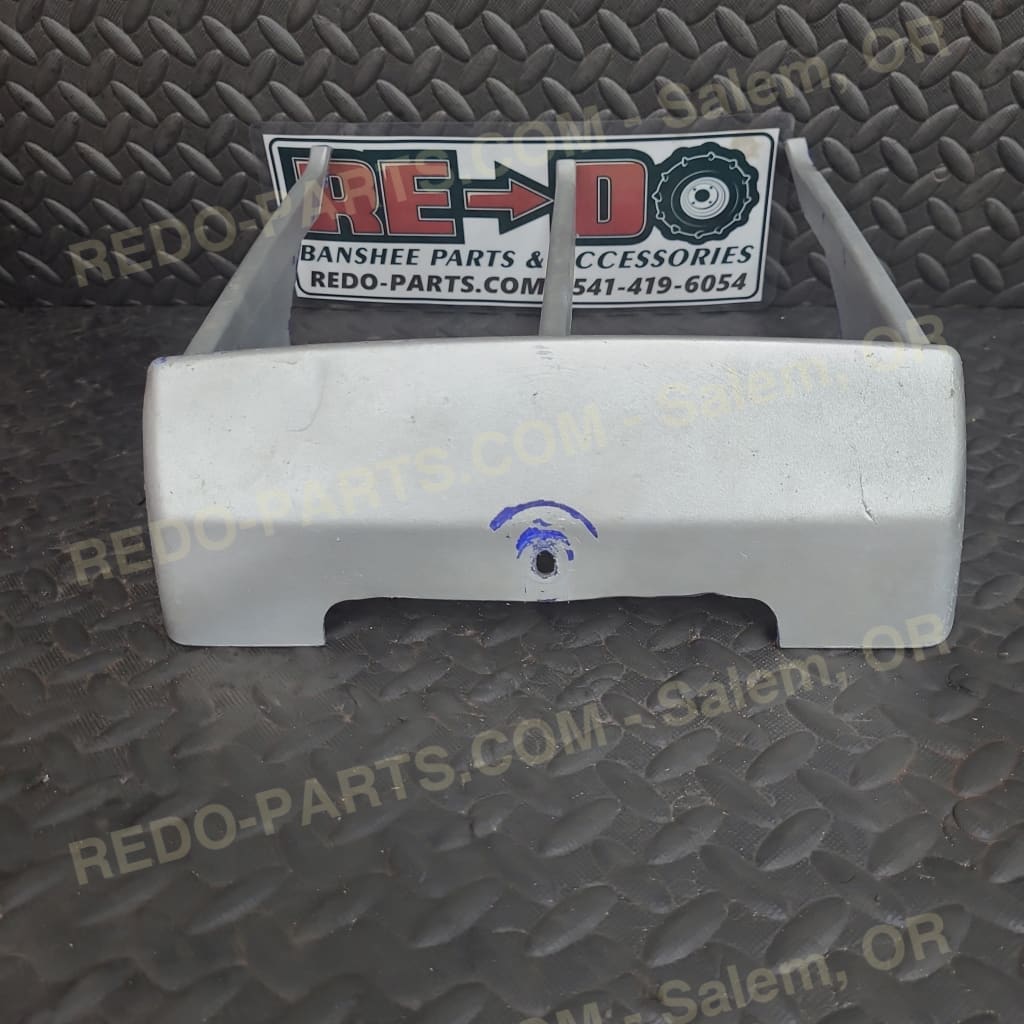 OEM Radiator Cover Blue Painted Silver *USED* Parts - Used