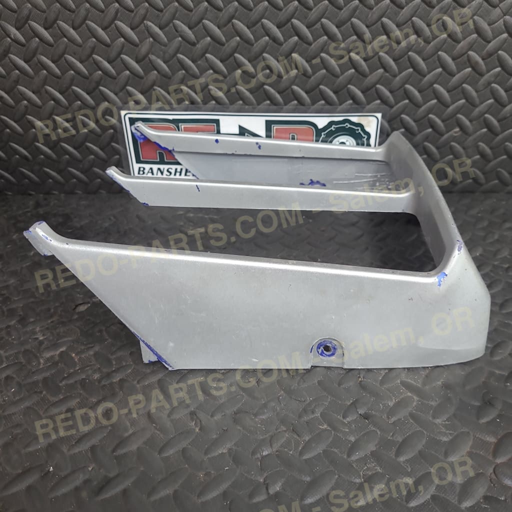 OEM Radiator Cover Blue Painted Silver *USED* Parts - Used
