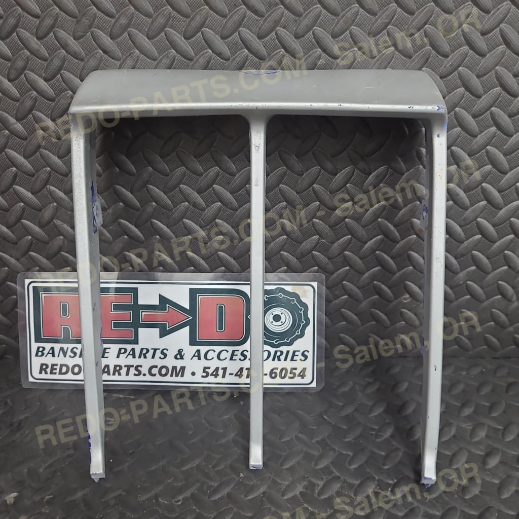 OEM Radiator Cover Blue Painted Silver *USED* Parts - Used
