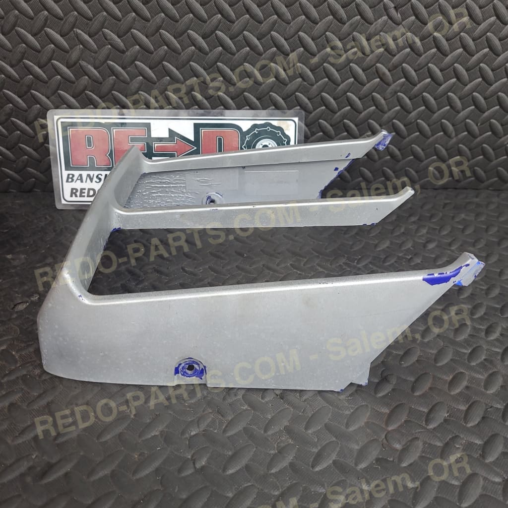 OEM Radiator Cover Blue Painted Silver *USED* Parts - Used
