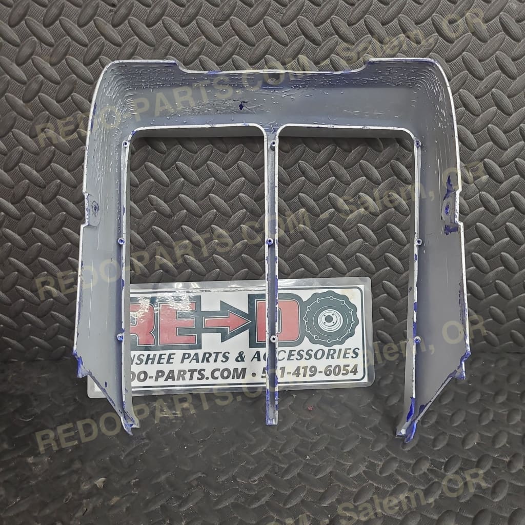 OEM Radiator Cover Blue Painted Silver *USED* Parts - Used
