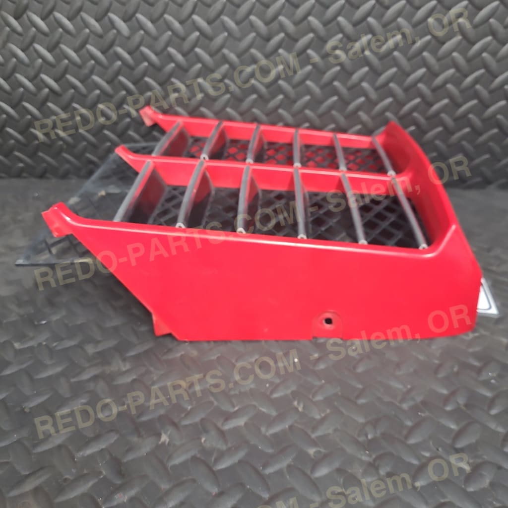 OEM Radiator Cover Red *USED* Parts - Used