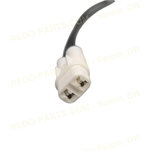 OEM Style Key Switch or Parking Brake or Thumb Throttle Pigtail Connector 2 Wire White Female *NEW* Parts - New