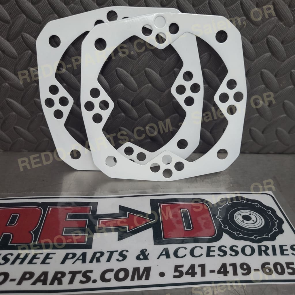 Powder Coat OEM Front Wheel Shield set of 2 White *USED LIKE NEW* Parts - Used