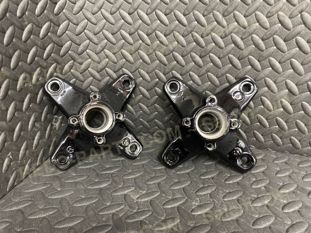 Powder Coated OEM Front Hubs A-Arm Style - Black *USED* - Parts - Used