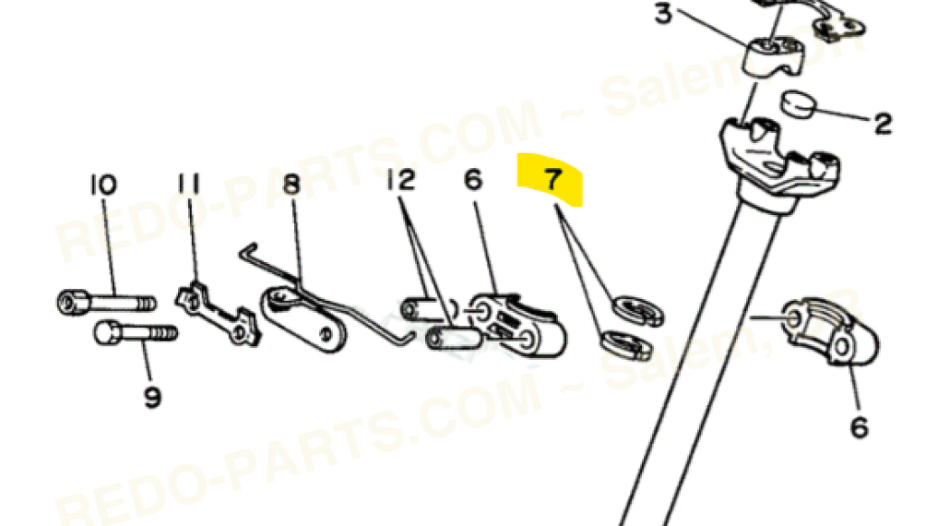 Steering Stem Bracket Oil Seal *NEW* Parts - New