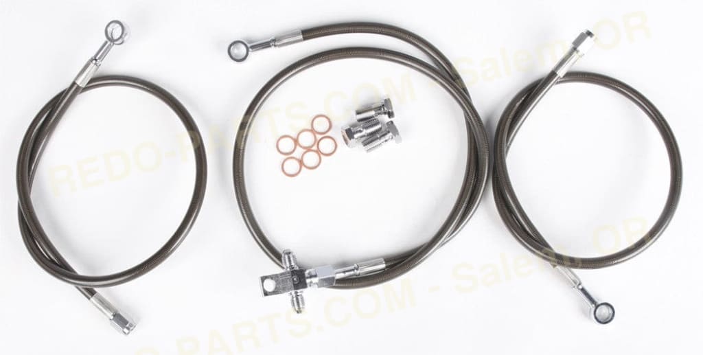 Streamline Front Brakeline 3-Line Kit Various Lengths & Colors *NEW* Smoke / Extended + 2’’ Parts - New