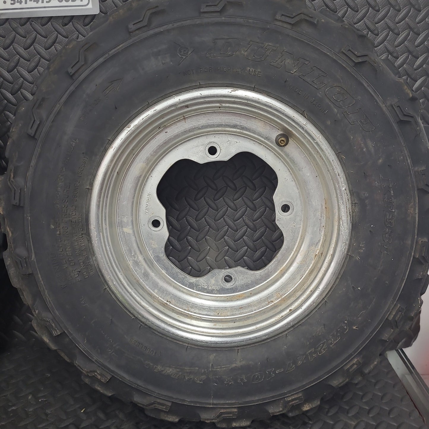21x7-10 OEM Front Wheels and Tires Set of 2 *USED*