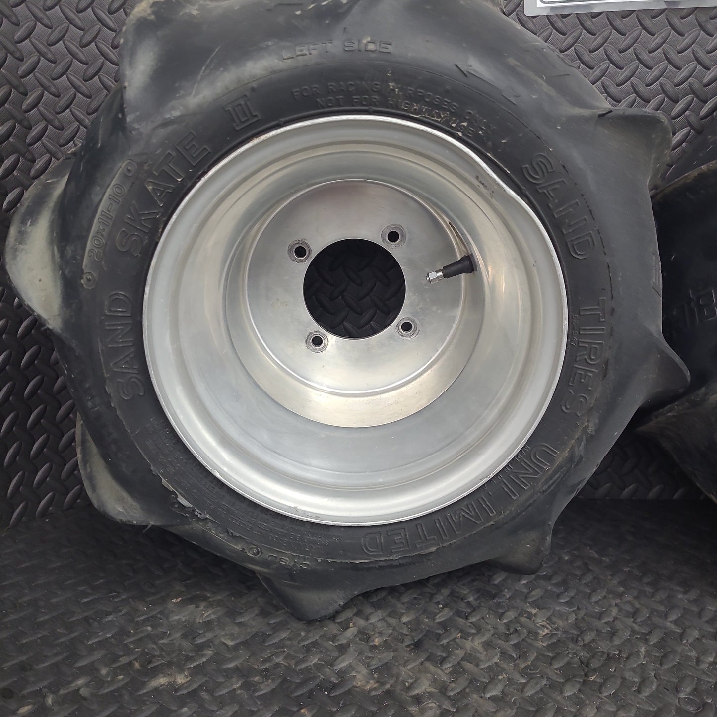 20x11-10 Rear Tires Sand Skate II on Douglas Blue Label *USED*
