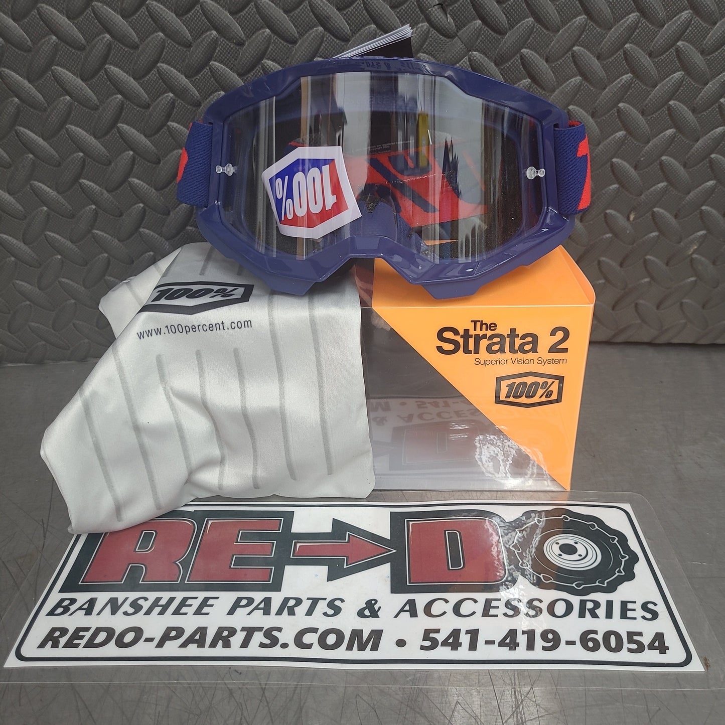 100% Strata 2 Goggles, Various Colors & Lenses *NEW*