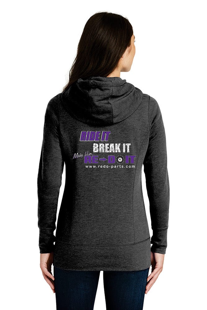 RE-DO Womens New Era Fleece Back Purple