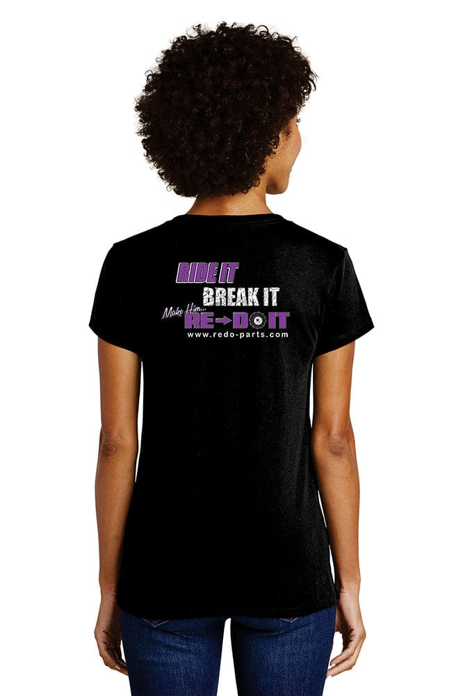 V-neck back Purple AA6046