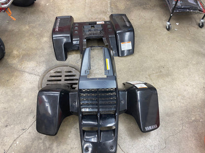 Factory OEM 2004 Limited Edition Black Plastics with the Carbon Fiber Radiator and Tank Cover. 4pcs. *USED*.