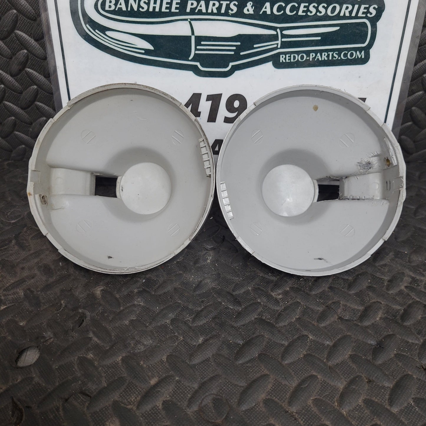 OEM Repaired Gray Headlight Housings From 1991 *USED*