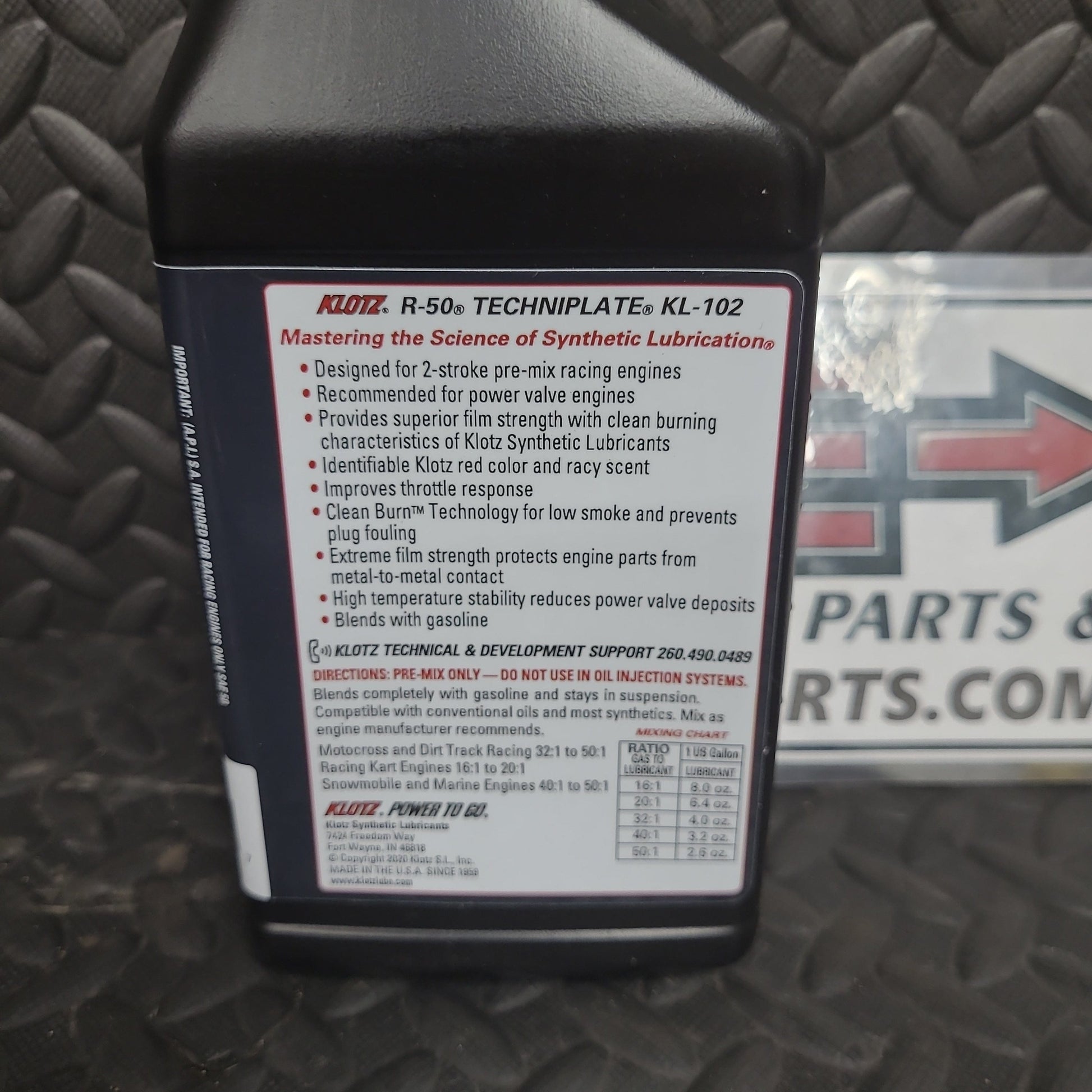 KLOTZ R-50 Racing 2-Stroke Pre-Mix Techniplate Synthetic Oil, 1 Gallon –  Re-Do Banshee Parts and Accessories