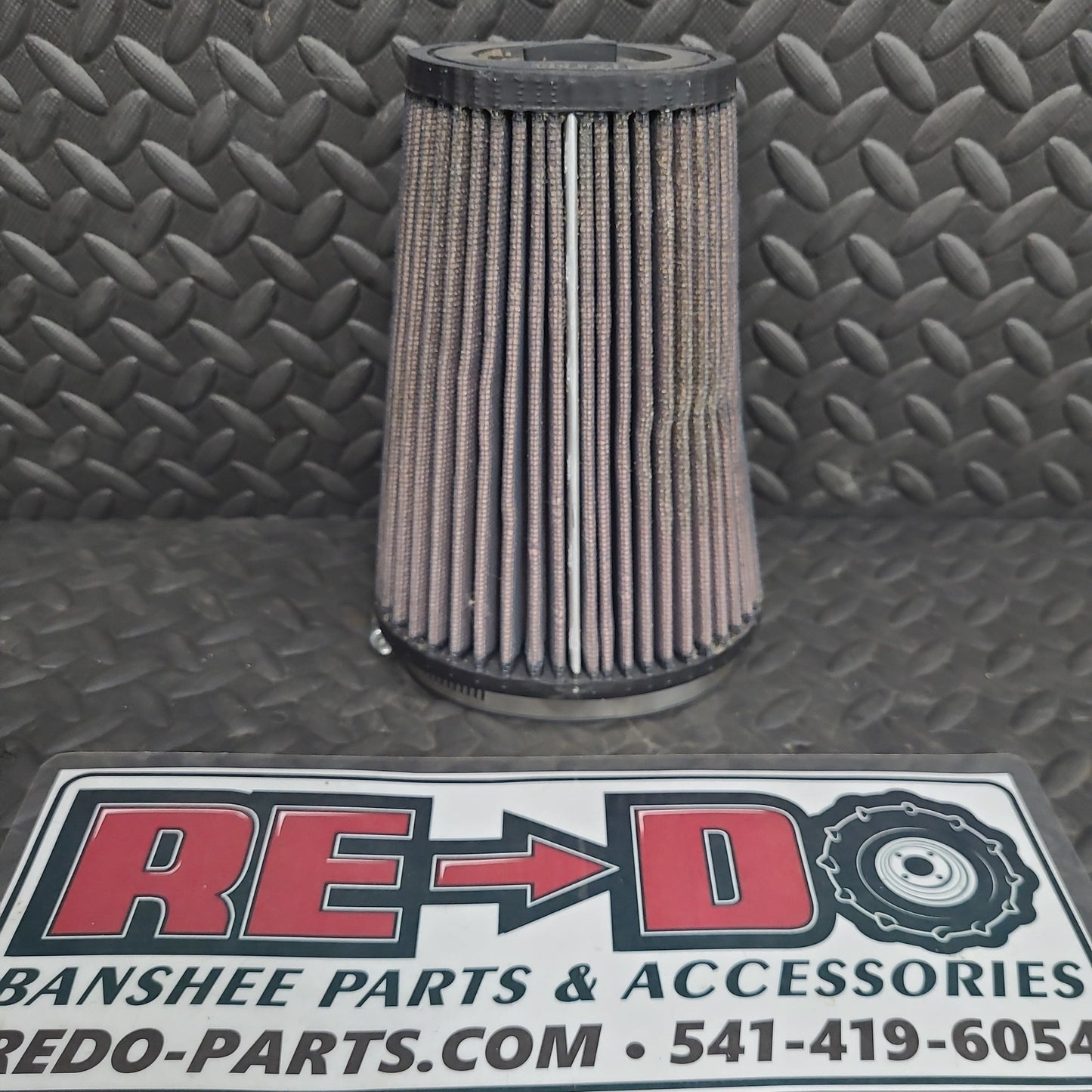 KN Air Filter Cone, 6x5, Fits OEM Flange *USED*