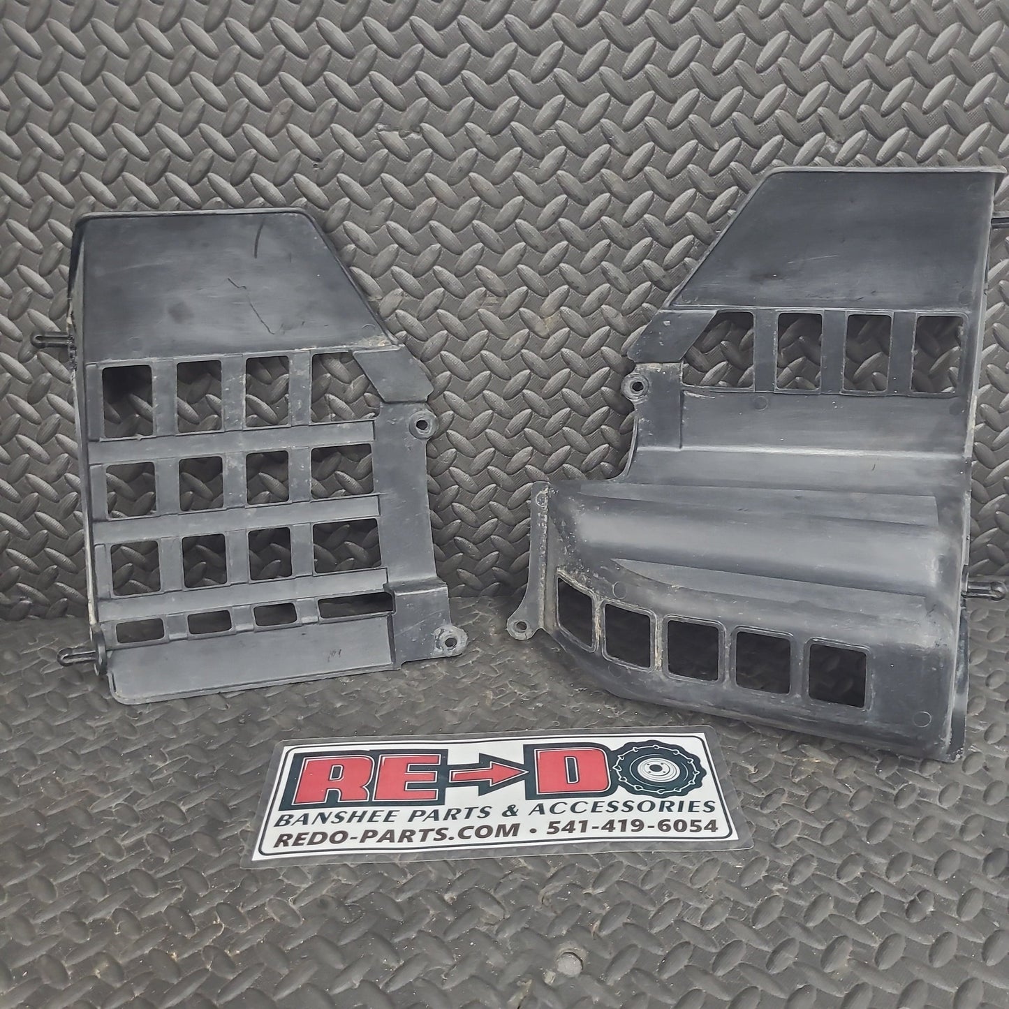 Factory OEM Heel Guards,  Repaired *USED*