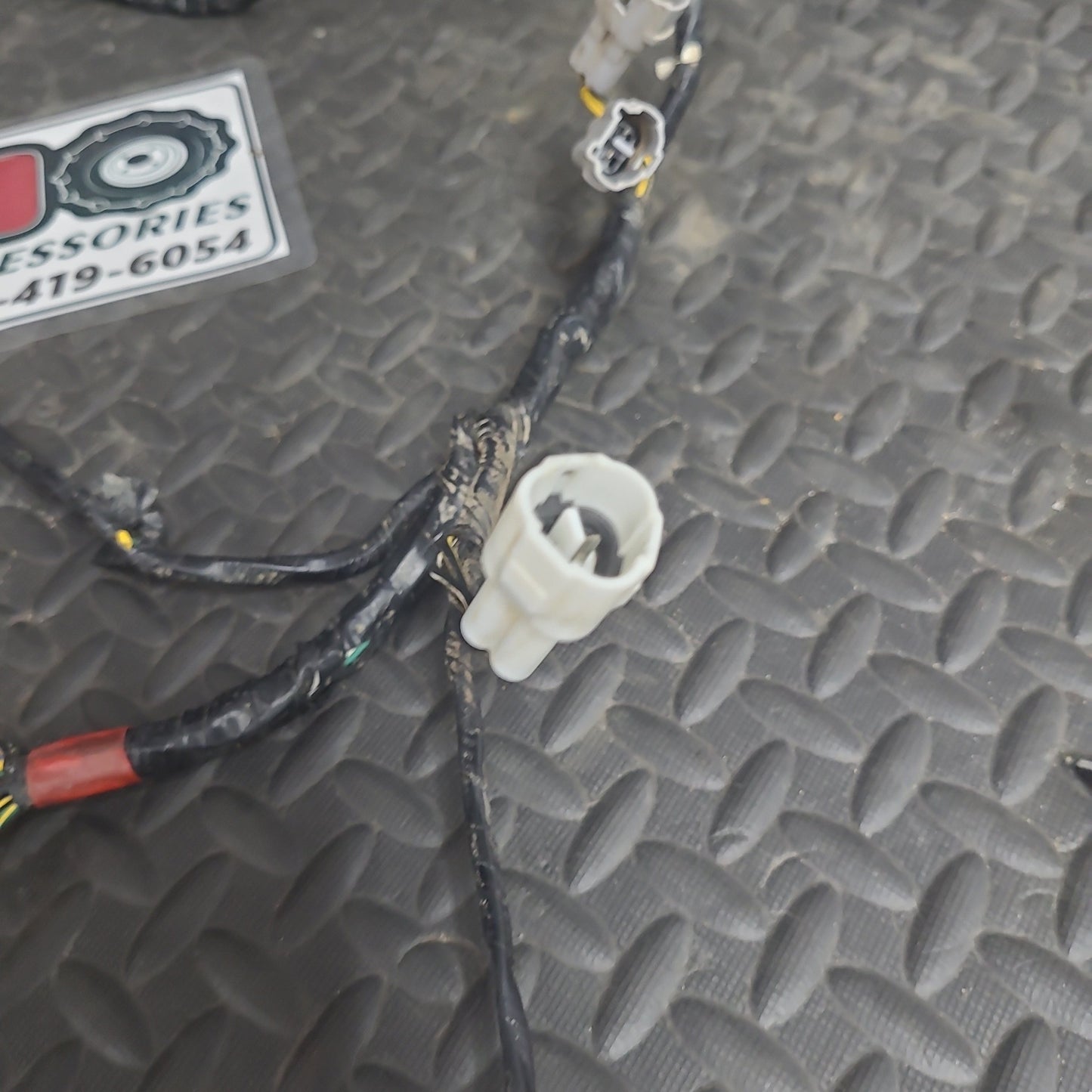 OEM Wire Harness Flat Style Headlight Pigtail w/ Square Plug CDI