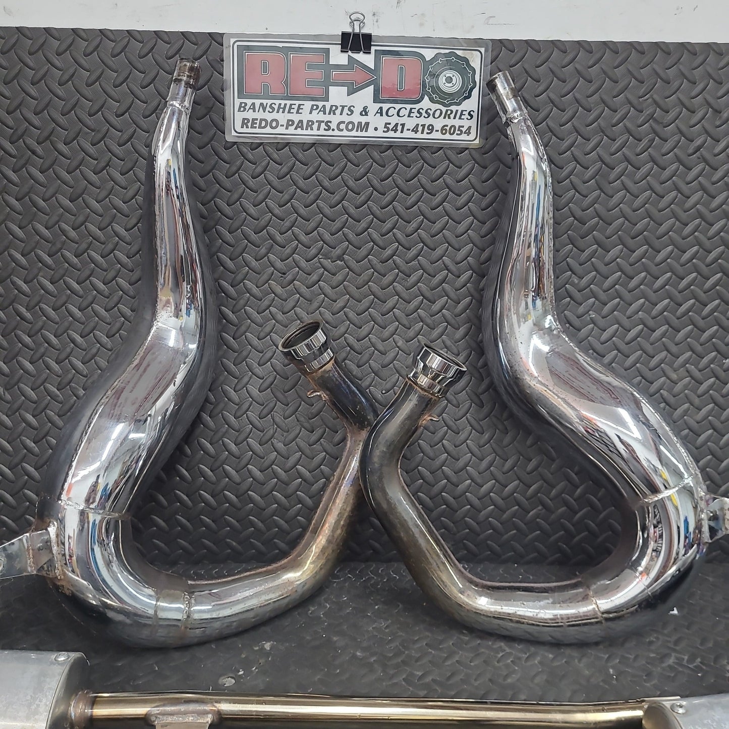 FMF Gold Series Exhaust Head Pipes and Power Core 2 Stingers and Silencers *USED*