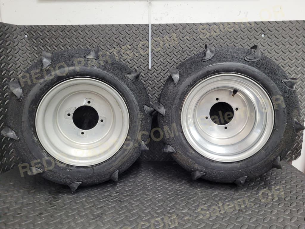 18x10-10 Rear 10 Paddle Tires *USED* Parts - Used