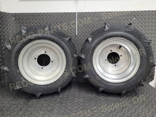 18x10-10 Rear 10 Paddle Tires *USED* Parts - Used