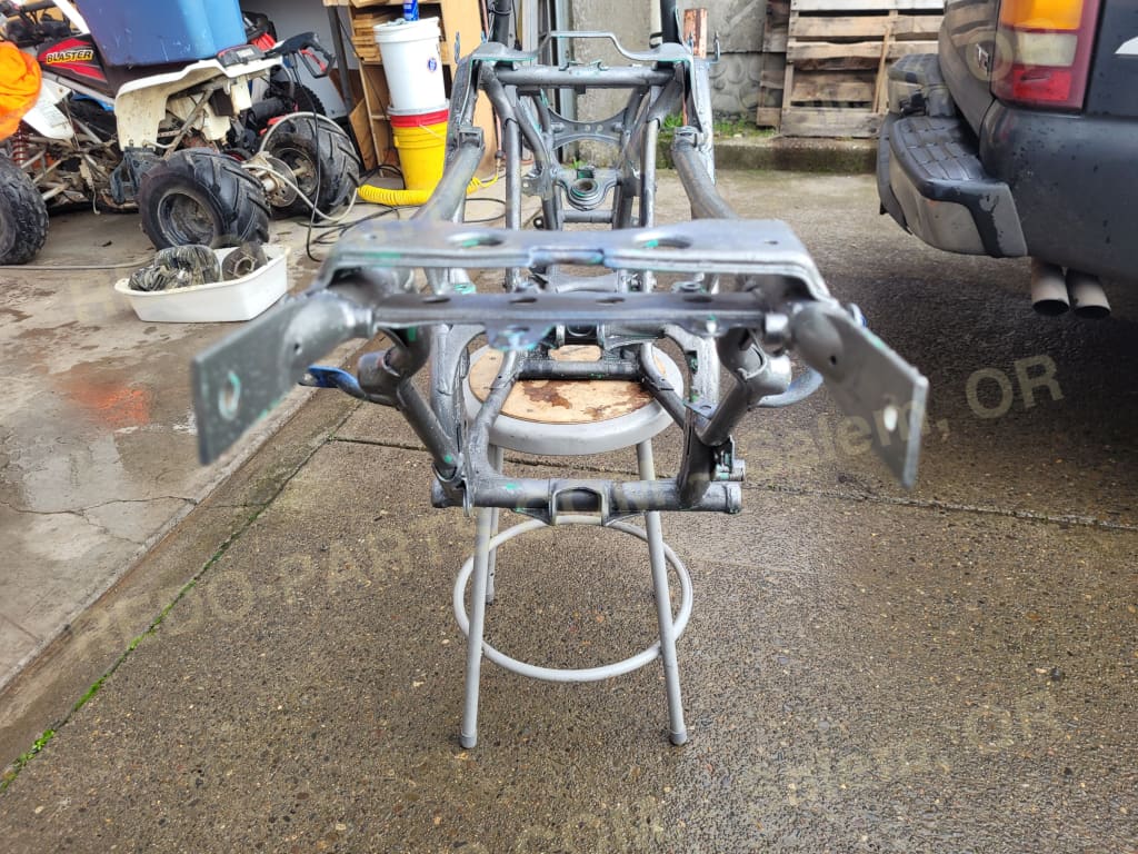 1988 Yamaha Banshee Frame. No Title A-Arm Conversion *USED*. Parts - Used