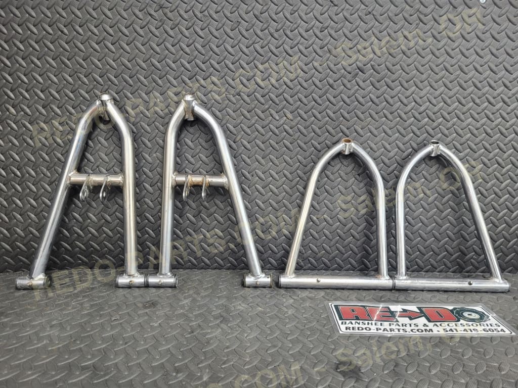 +2 +1 Chrome A Arms No Ball joints Set of 4 *USED* Parts Used